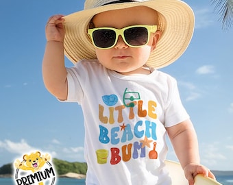 Little Beach Bum Shirt Or Onesie® - Baby Through Youth Clothes - Fun Kid's Clothing - Cute Birthday Or Summer Vacation Gift - 2042