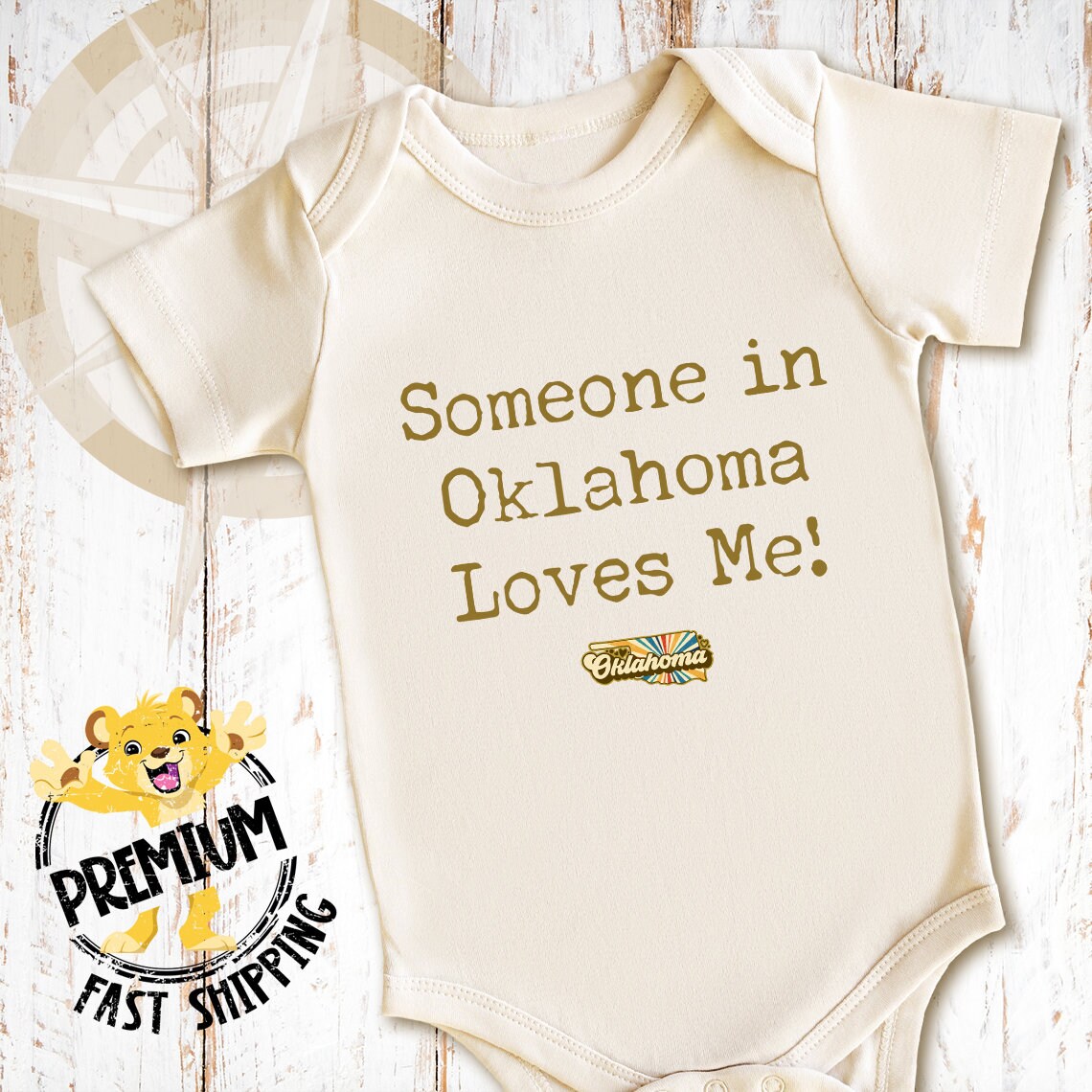 Someone in Oklahoma Loves Me Onesie®, Oklahoma Onesie®, Oklahoma