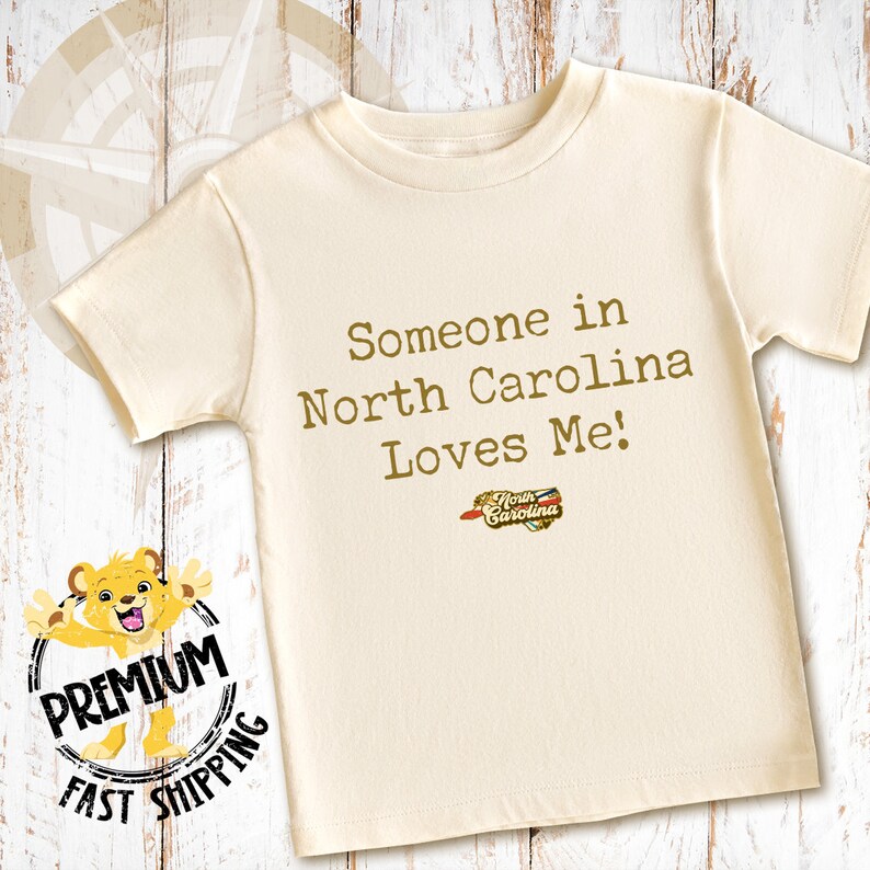 our cute north carolina onesie is perfect for that loved one who lives out of state. Great for cousins, grandmas or as a family onesie.