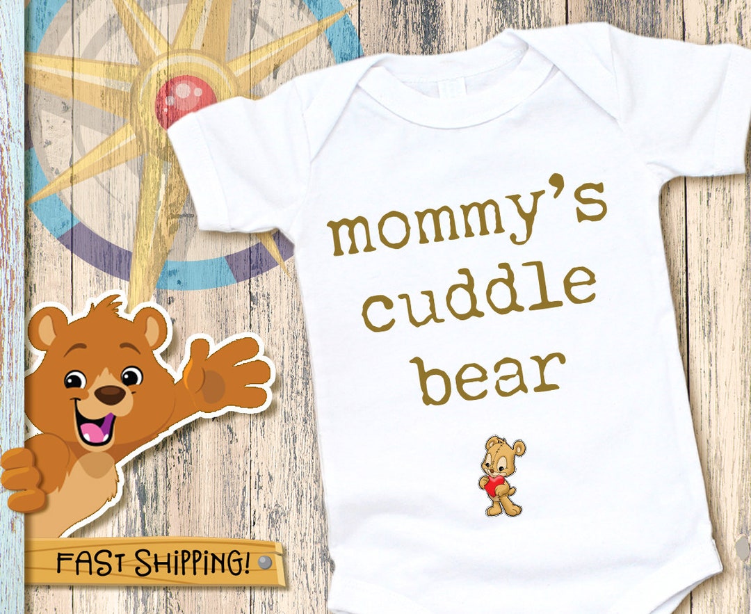 Mommy's Cuddle Bear Onesie® Cute Bear Onesie® Minimalist Etsy