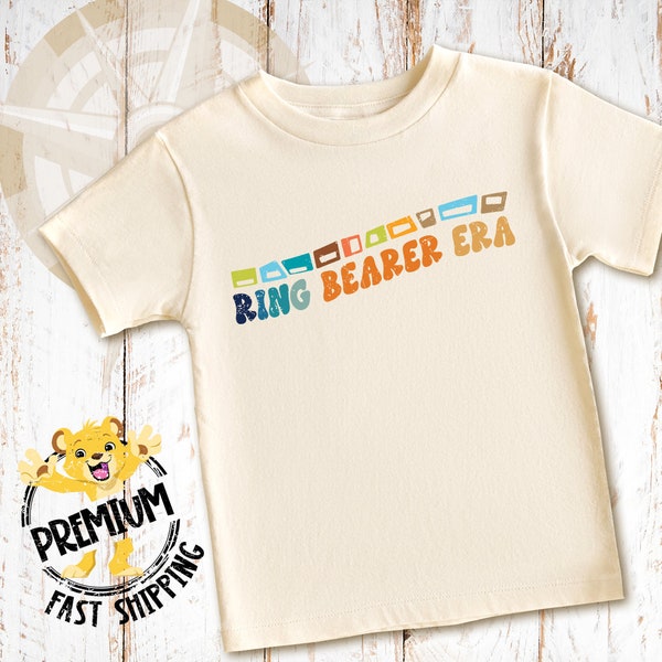 Ring Bearer Era Shirt, Ring Bearer Toddler Shirt, Wedding Kids Shirt, Bridal Party Kids Shirt, Ring Boy Toddler Shirt, N1570