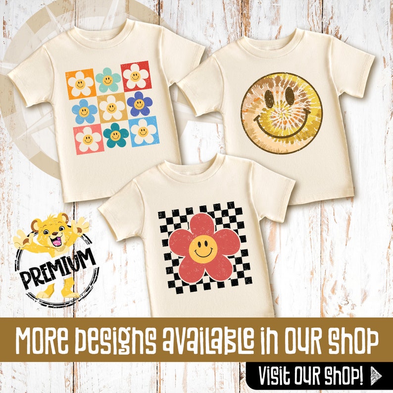 our happy face daisy toddler shirt and onesie is perfect for your loved one or as a gift.