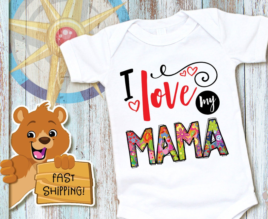 I love Mom Onesie ( Pack of 3 ) main image 0