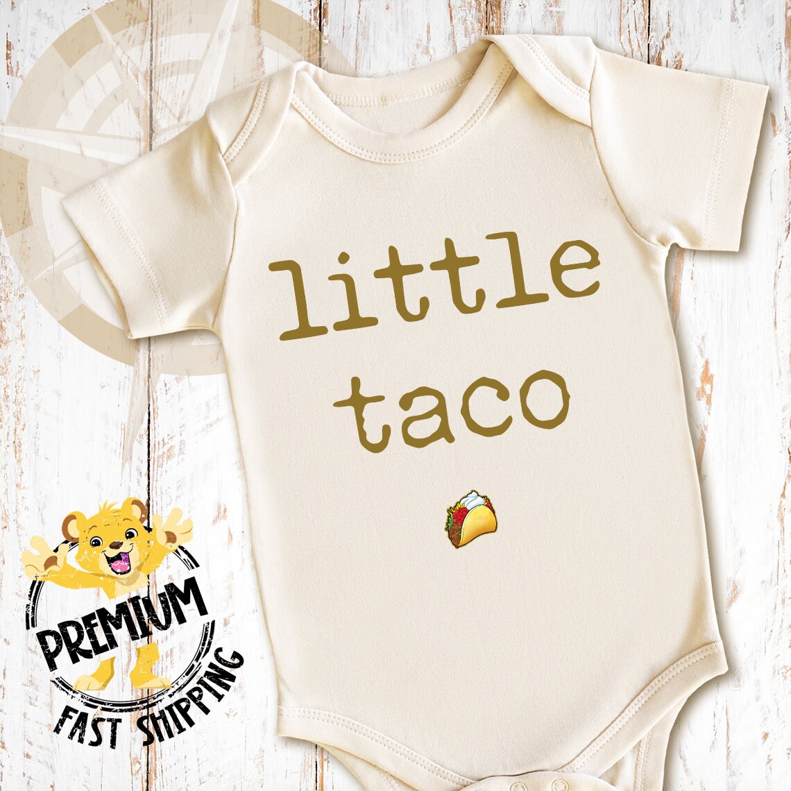 Little Taco Onesie® Cute Baby Clothes and Toddler Shirts Funny