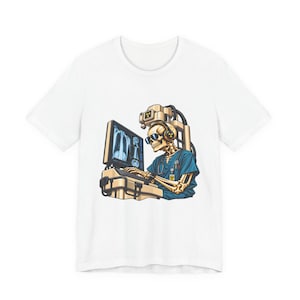 T-shirt squelette de technicien en radiologie, cadeau pour technicien en radiologie, t-shirt d'imagerie médicale