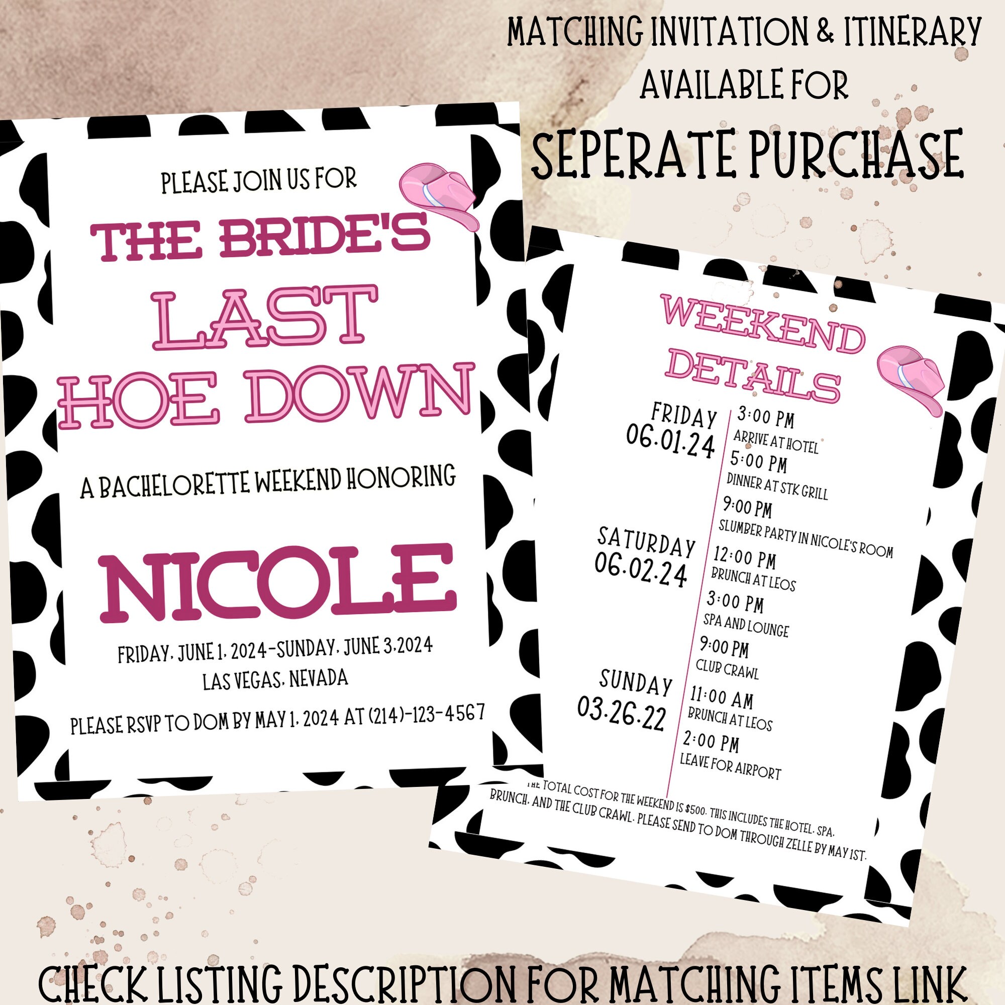 Editable How Well Do You Know the Bride Quiz, Last Rodeo Bachelorette