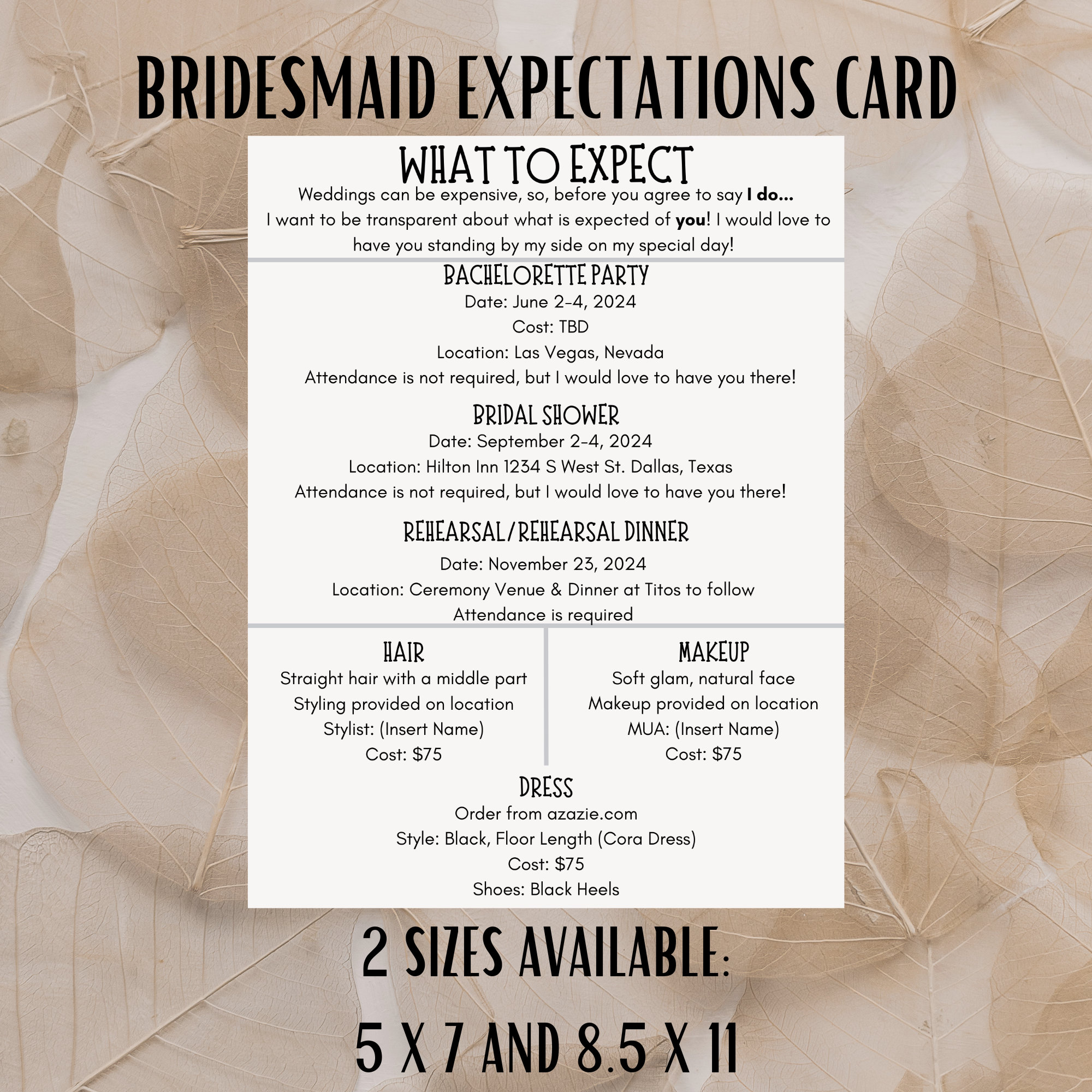 Editable Bridesmaid Expectations Card Bridesmaid Contract Etsy editable-bridesmaid-expectations-card-bridesmaid-contract-etsy