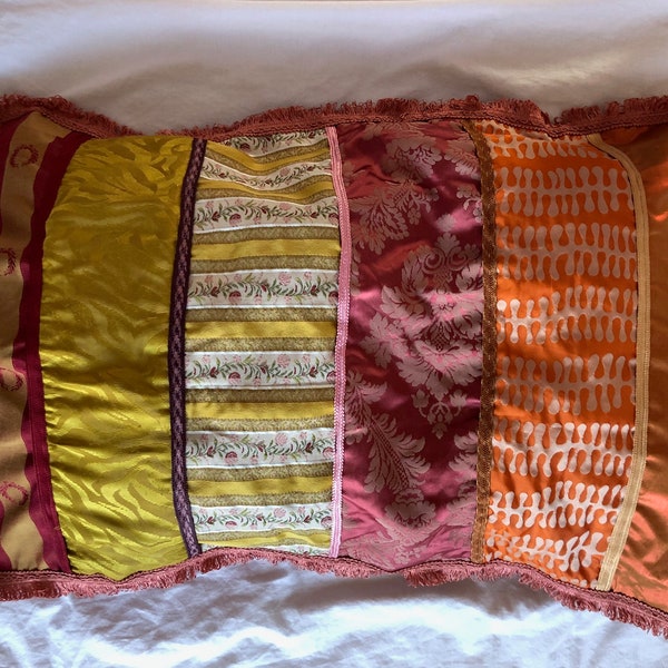 coussin patchwork