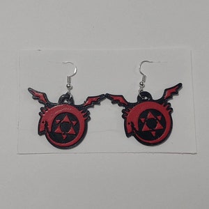 Fullmetal alchemist earrings deals
