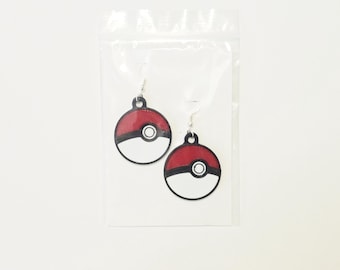 Pokémon | Poké Ball Earrings | Multi-Colored 3D-Printing