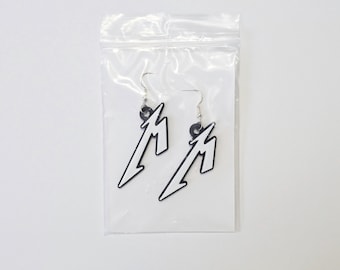 Metallica Earrings | Multi-Colored 3D-Printing