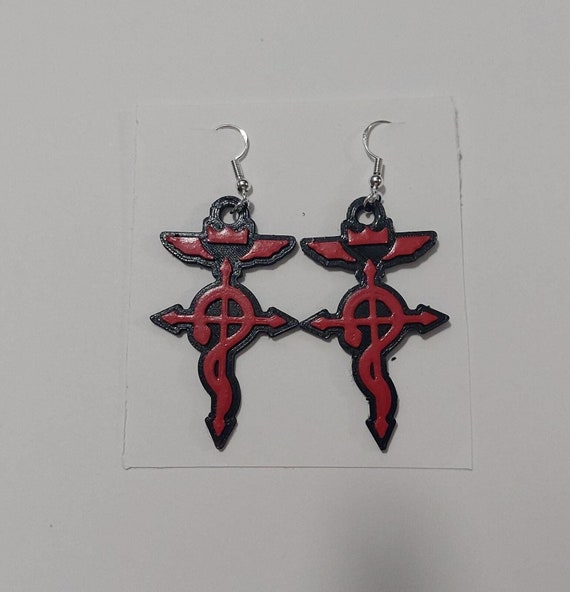 Fullmetal Alchemist Earrings Etsy