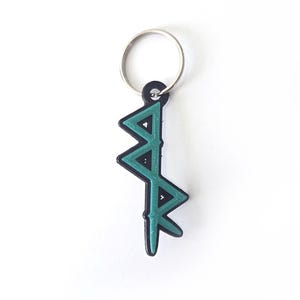 Cyberpunk 2077 | Edgerunner Symbol Keychain| Multi-Colored 3D-Printing