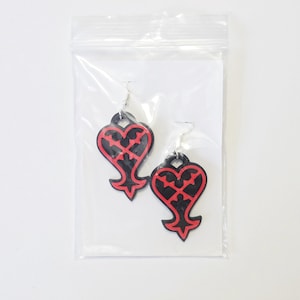 Kingdom Hearts | Heartless Earrings | Multi-Colored 3D-Printing