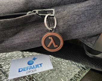 Half-Life Logo Keychain | Multi-Colored 3D-Printing