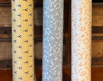 Set of [3] Vintage rolls of Dollhouse Wallpaper Estate Find