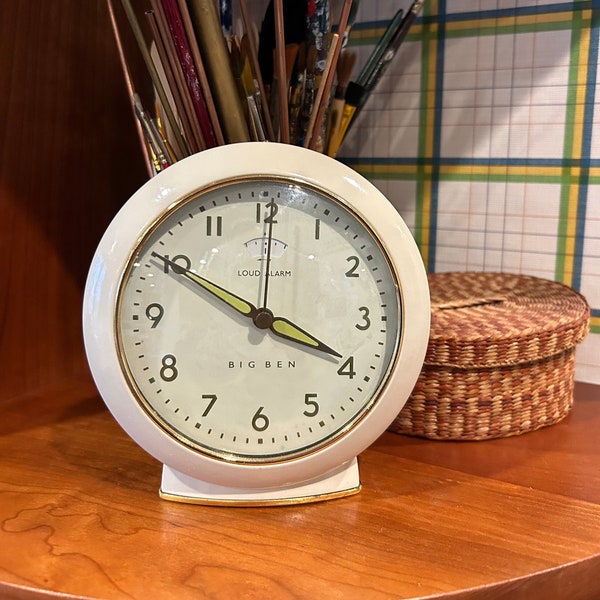 Vintage Big Ben loud alarm clock PARTS ONLY