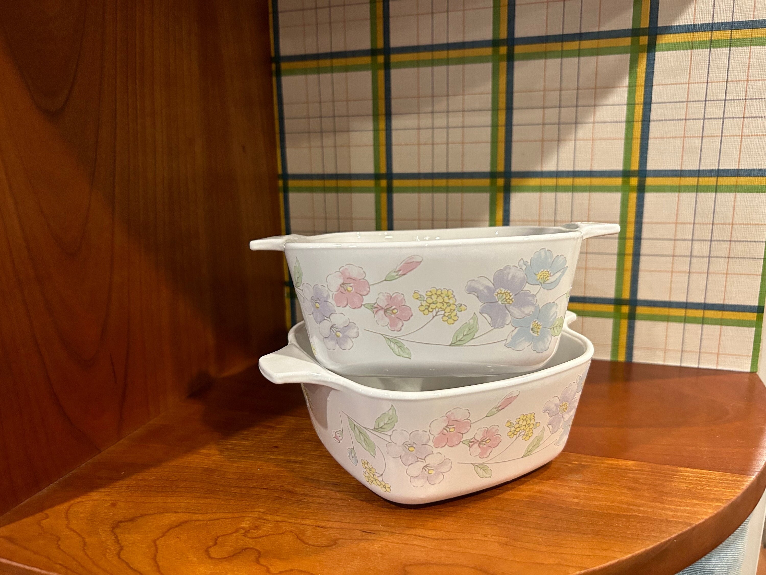 Par de sartenes pequeñas Corning Ware Pastel Bouquet de 700 ml P-43-B