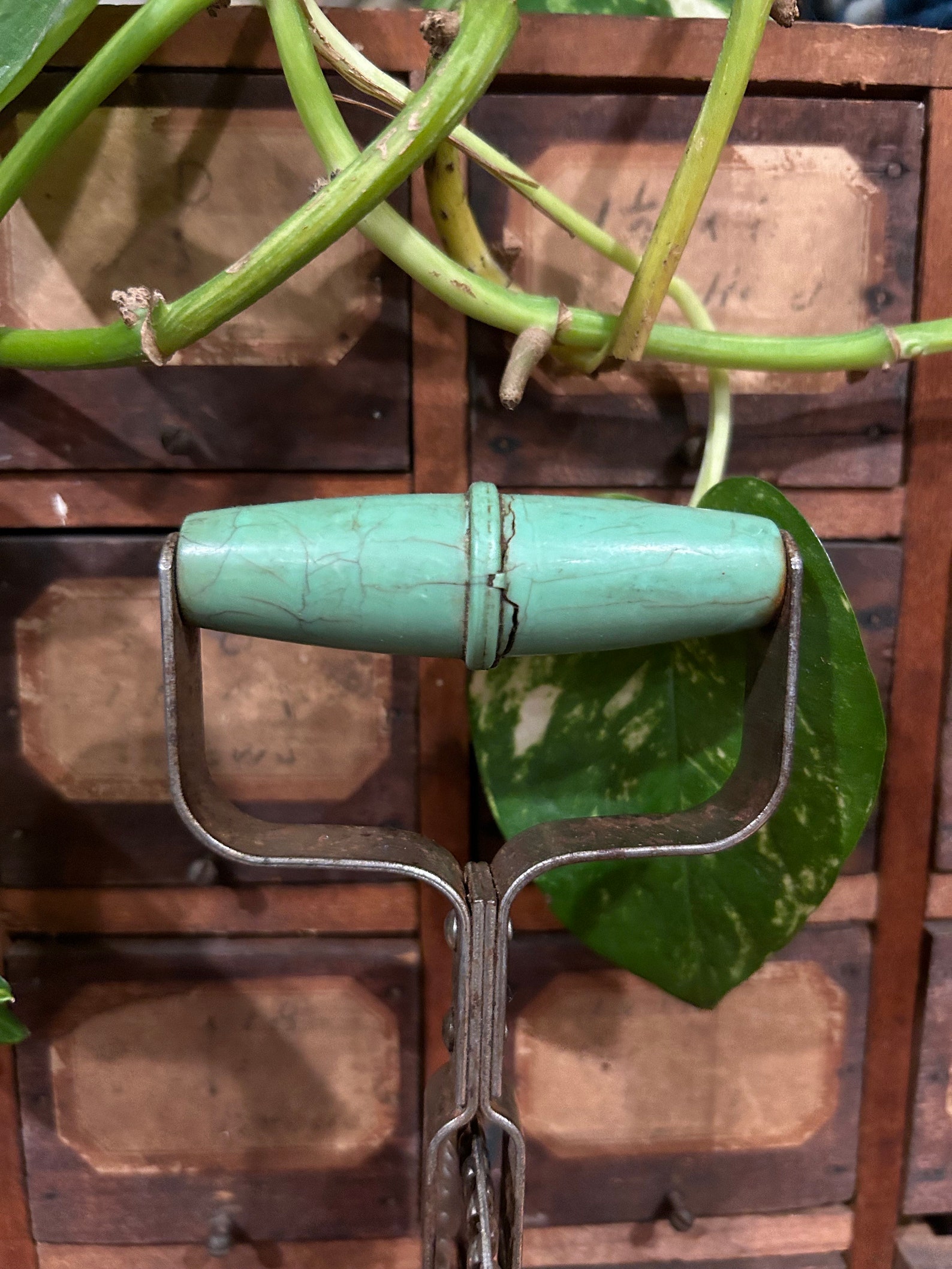Antique Mint Green Handled Hand Mixer Primitive Farmhouse - Etsy