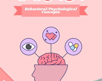 Studiegids gedrags-/psychologische concepten ontwikkeld op basis van Barron's CCRN-boek *DIGITAL FILE*