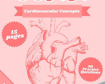 Cardiovascular Concepts Study Guide ontwikkeld op basis van Barron's CCRN Book *DIGITAL FILE*