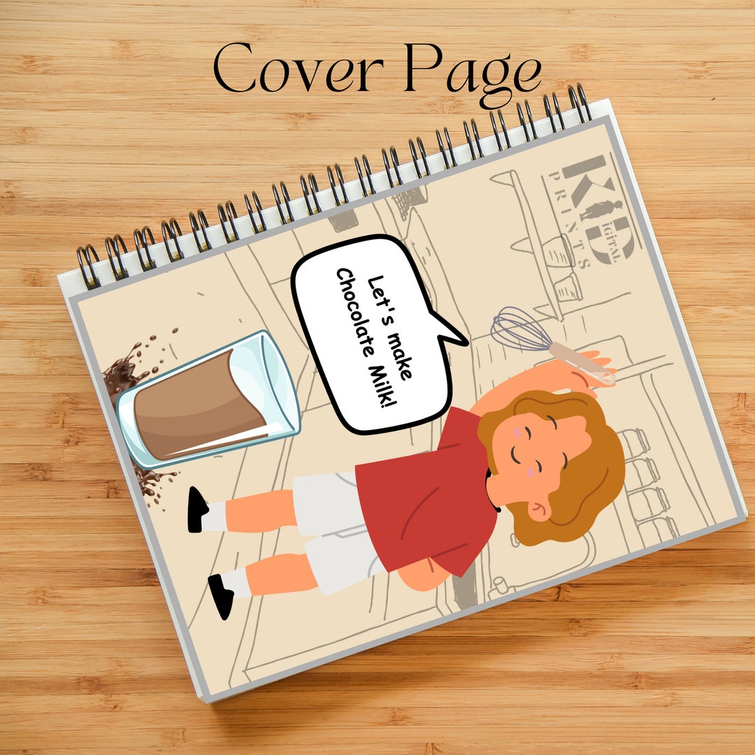 How to Make Chocolate Milk for Kids Kids PDF Printable Easy Etsy