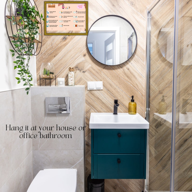 Boy Peeing How to Pee Potty Training Guide Printable Etsy