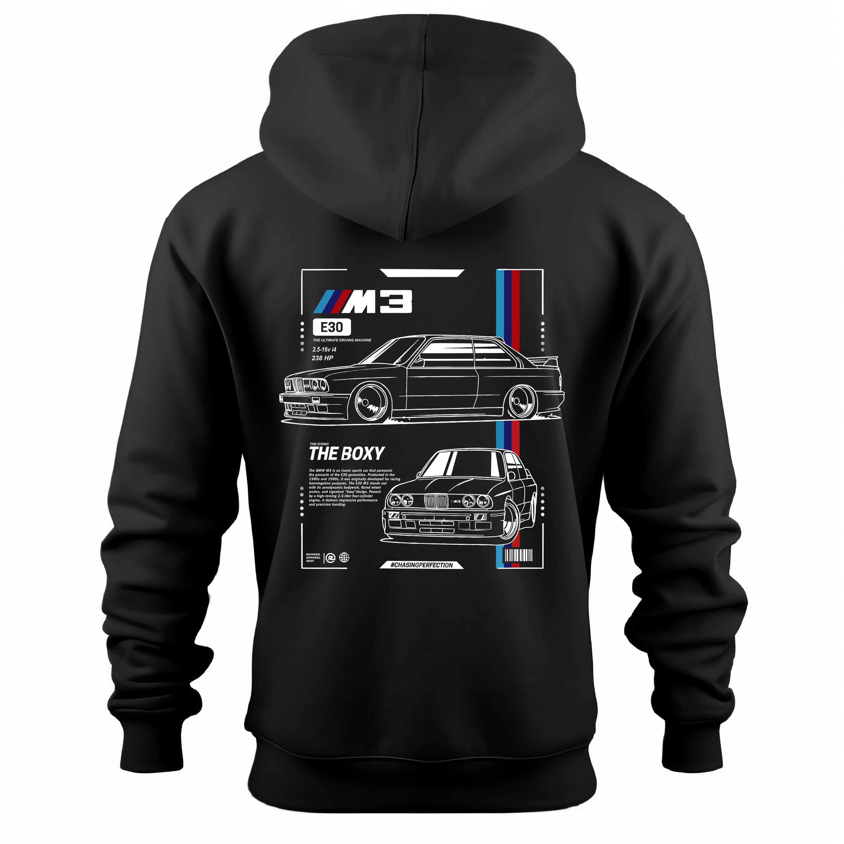Bmw M3 E30 Hoodie for Car Boy Gift