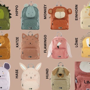 Personalized children's backpack Trixie, !EMBROIDERED! | many motifs | High-quality, individually personalized backpack for daycare and leisure