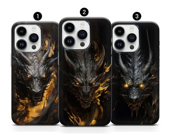 Dark Entropy Dragon Phone Case, Otherworldly Cover iPhone 15 Pro Max 14 13 12 11 XS SE 2020 6 7 8 Mini Samsung Galaxy A54 S21 S23 Note