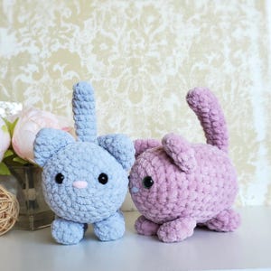 Amigurumi Bubble Cat Crochet Pattern, No Sew 2-in-1 (PDF Pattern)