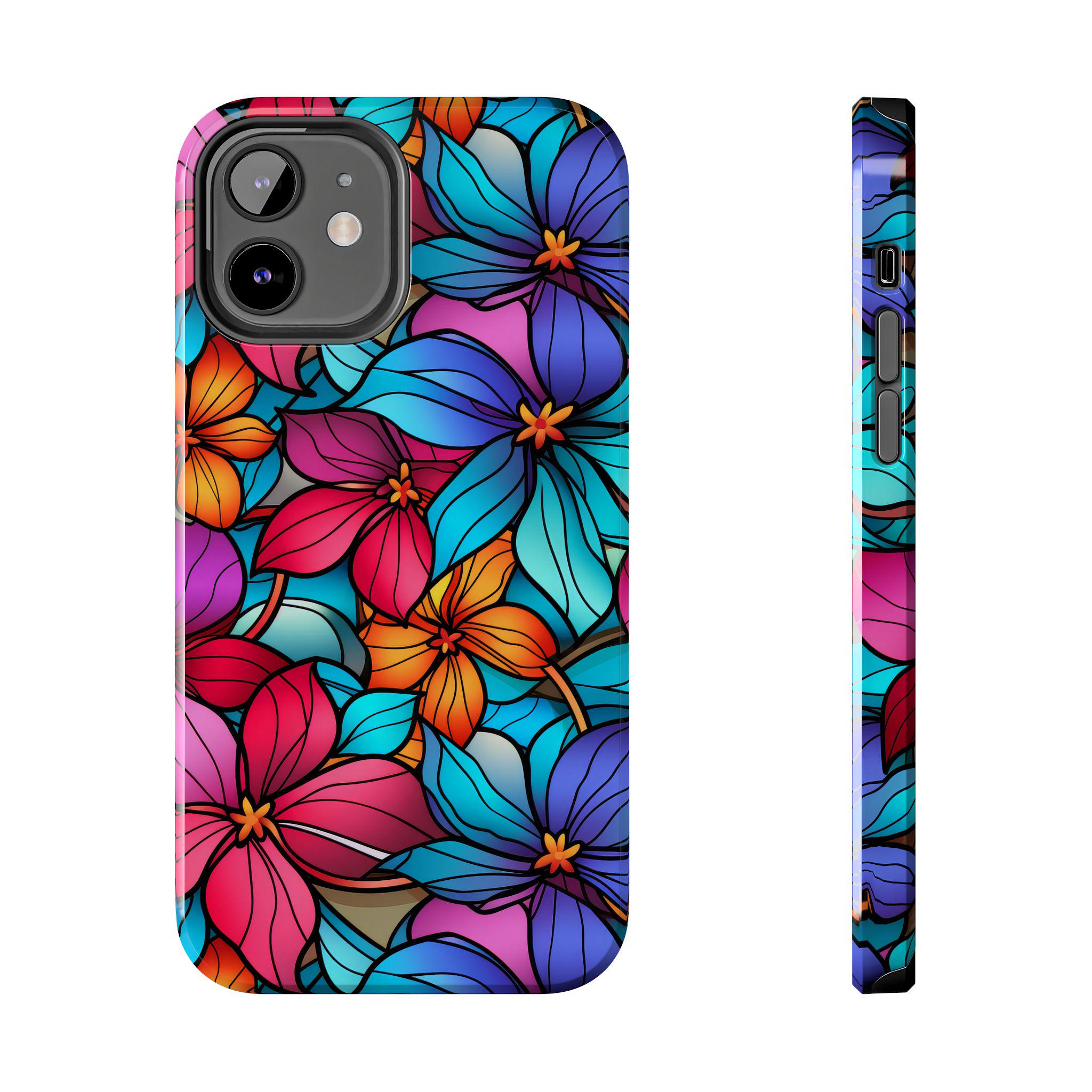 A SCENE×Chesty Garden Phone Case Enchanted Garden Stained Glass Phone Case | Hawaiian Floral
