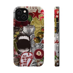 7 Red Ball Coquette Collage Magsafe iPhone 16 15 14 13 Pro Max Plus Case, Red Star Magsafe iPhone 16 Pro Plus Case, iPhone Accessories
