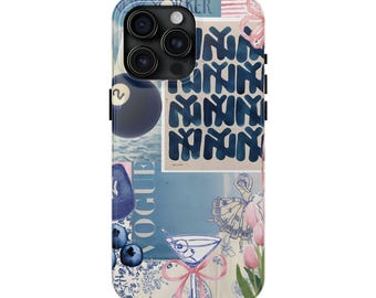 8 Ball Coquette Collage iPhone 16 Case, Preppy Aesthetic iPhone 16 15 14 13 12 11 Pro Max Plus, Samsung Gifts For Her, iPhone Accessories