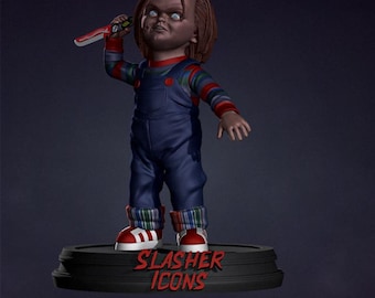 Chucky STL-bestand van hoge kwaliteit, 3D digitaal printen STL-bestand voor 3D-printers, filmpersonages, games, figuren
