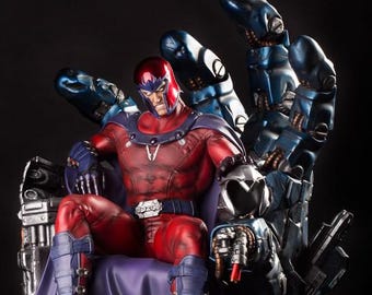 Magneto  X-Men - STL Model for Resin Printer Figure 3D Printing - High Quality Diorama