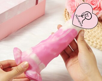 Fantasy Dildo, Flexible Silicone Dildo, Suction Cup Dildo, Monster Dildo, Pink Dildoes For Women, Sex Toys, Gifts for girlfriend, Mature