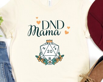 DND T-Shirt For Moms | Gaming Mom Tee for Dungeons & Dragons Lovers | Unique Gift | Free USA Shipping