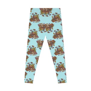 Fantasy-inspirierte Treasure Chest Leggings für Frauen: Lässige und bequeme Leggings - Perfektes Weihnachtsgeschenk für Sie Bild 3