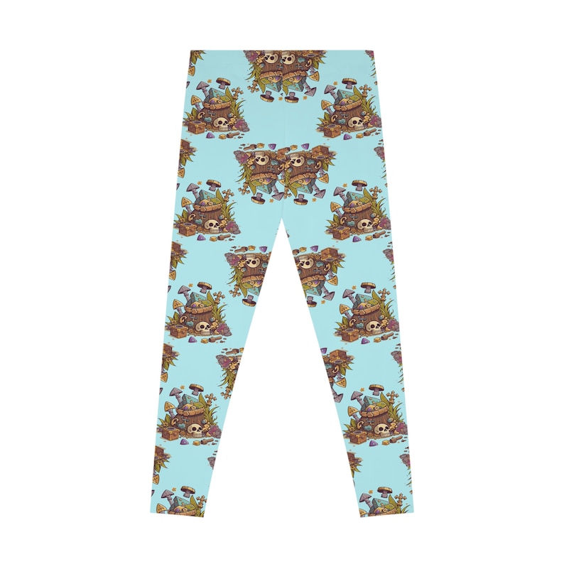 Fantasy-inspirierte Treasure Chest Leggings für Frauen: Lässige und bequeme Leggings - Perfektes Weihnachtsgeschenk für Sie Bild 3