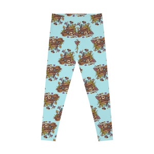 Fantasy-inspirierte Treasure Chest Leggings für Frauen: Lässige und bequeme Leggings - Perfektes Weihnachtsgeschenk für Sie Bild 2