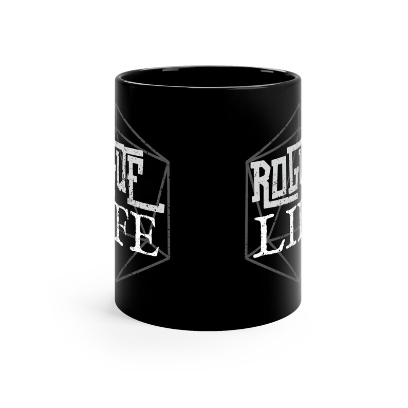 Schurkenleven Parodie Koffiemok | DND-cadeau voor onopvallende spelers | RPG Tafelblad Gaming Cup afbeelding 7