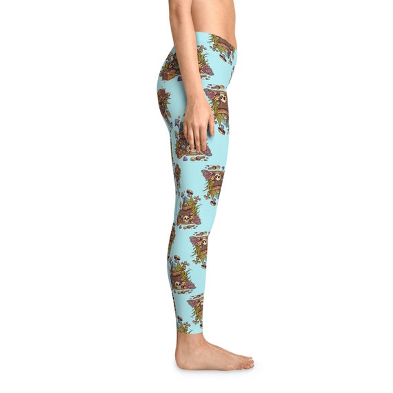 Fantasy-inspired Treasure Chest Leggings for Women: Casual and