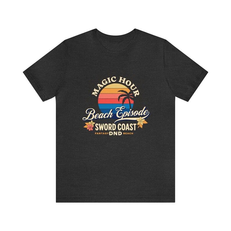 Camisa Dnd| Costa da espada & gráfico do pores do sol DND de <br> Entrega Rápida? Presente DnD | Amante do verão | Gráfico vintage | Frete grátis para os EUA imagem 6