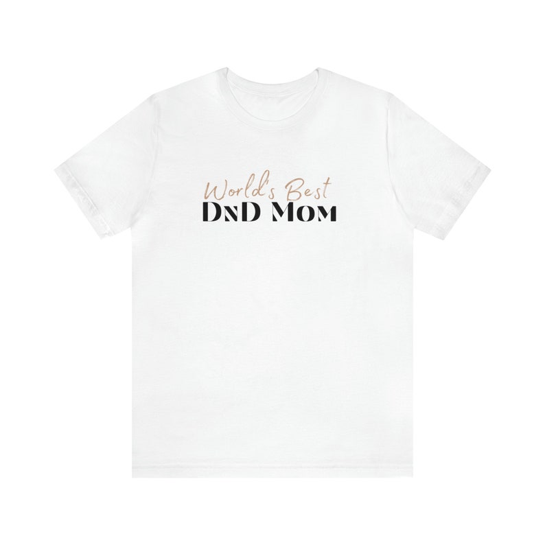 DND TShirt For Moms | World's Best DND Mom Tee | TTRPG Fan Mother Shirt | Gamer Mama Gift image 3