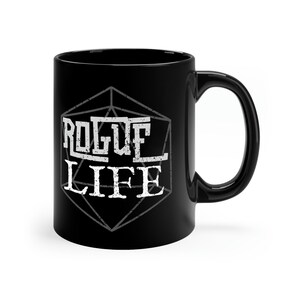 Schurkenleven Parodie Koffiemok | DND-cadeau voor onopvallende spelers | RPG Tafelblad Gaming Cup afbeelding 6