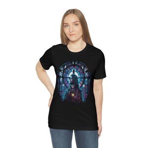 Cyberpunk T-Shirt | Stain Glass | Synthwave | Cyberpunk Fashion | Gamer Shirt | Anime Fan | Blade Runner Inspired Shirt image 6