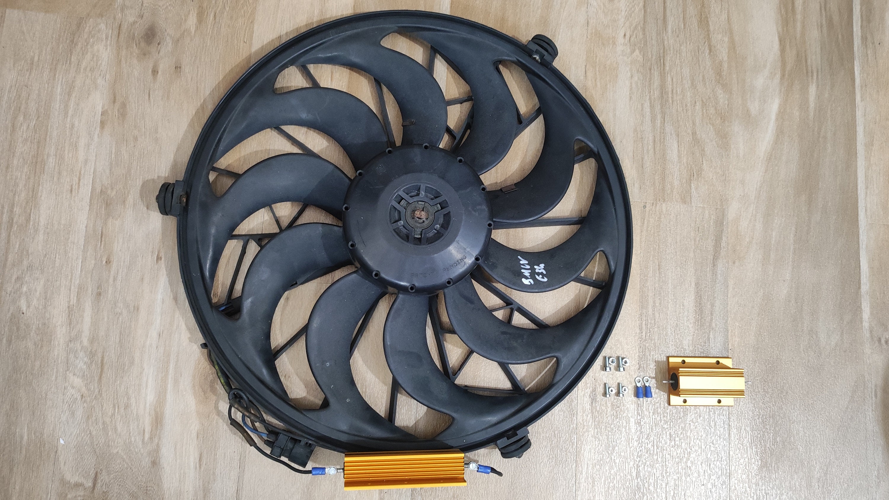 BMW E24 E31 E32 E34 E36 Resistance Additional Fan Pressure Fan 