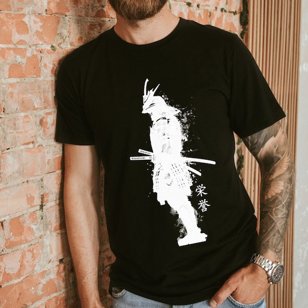 samurai unisex Jersey Short Sleeve t-shirt, gift for him, graphic tee, art, gift for men, gift for her, , samurai t-shirt