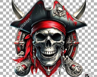 ClipArt pirata, PNG pirata trasparente, fantastica ClipArt pirata, Download digitale istantaneo